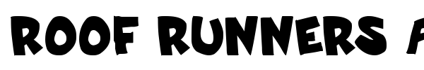 Roof Runners Active font preview